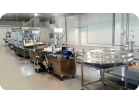 Automatic Jar Liquid Filling Machine With Conveyor