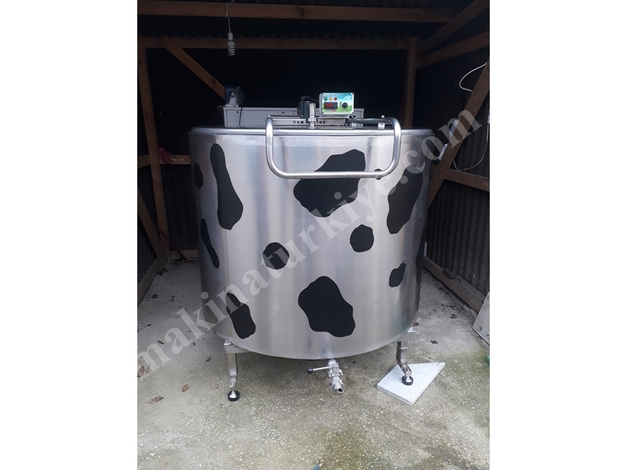 500 Litrelik Süt Soğutma Tankı