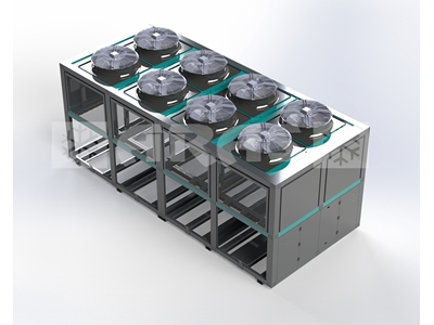 8 Fan Vertical Condenser