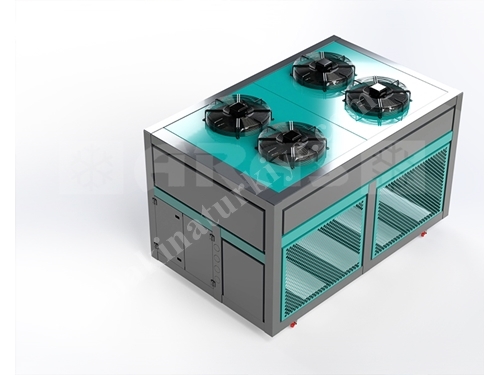 4 Fan Horizontal Condenser