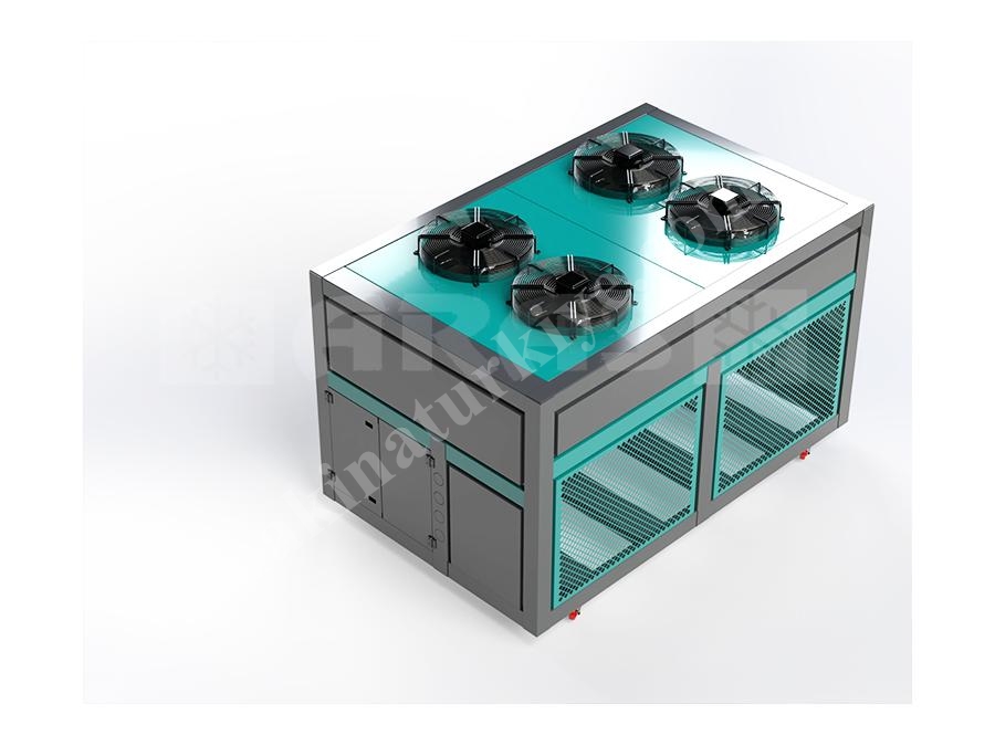 4 Fan Horizontal Condenser