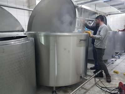 100 Litre Süt Pişirme Kazanı  - 5