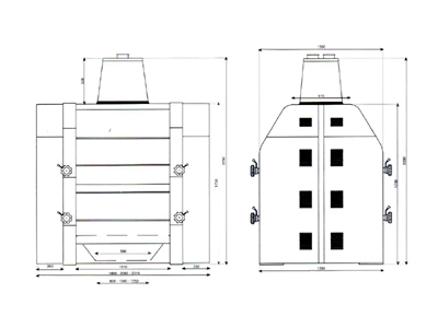 Ø 250 Mm Double Layer Grain Wheat Grinding Machine - 2
