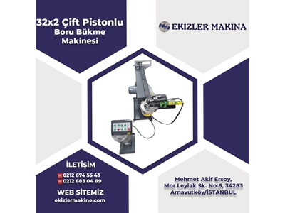 32x2 mm Double Piston Pipe Bending Machine - 0