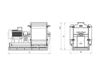 2 Ton / H Hammer Mill Grinding Machine - 6
