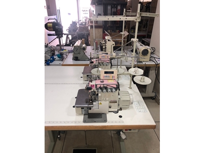 M900 Havalı Tam Otomatik 4 İplik Overlok Makinası - 2