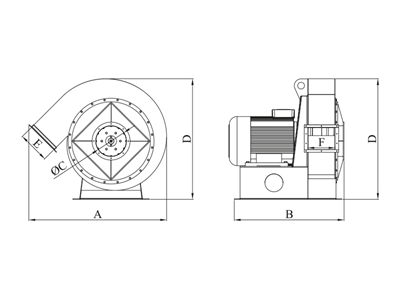 Ventilateur à escargot pneumatique de 30 kW - 2