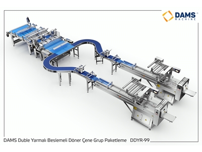 Duble Yarmalı Beslemeli Döner Çene Grup Paketleme Makinesi - 2
