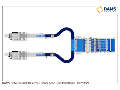Duble Yarmalı Beslemeli Döner Çene Grup Paketleme Makinesi - 4