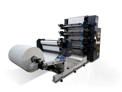 Machine d'impression flexographique de gobelets en carton de couleur de 100 cm à 325 coups/minute