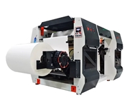 400-450 Hübe / Minute 100 cm Ein- und Doppelseitige Papierbecherschneidemaschine - 1
