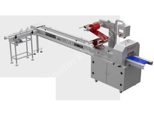 Um 1300 Bant Besleme Sistemli Flowpack Paketleme Makinası