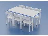 6-piece Confectionery Dining Table - 0