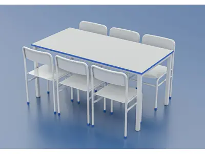6-piece Confectionery Dining Table