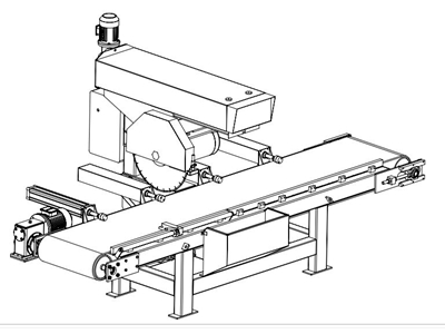 Gurtmarmorschneidemaschine 550 mm - 1