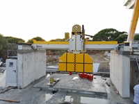 Гранитный режущий станок для резки блоков мрамора на бетонной плите 1800-2200 мм - 2