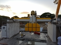 Гранитный режущий станок для резки блоков мрамора на бетонной плите 1800-2200 мм - 3