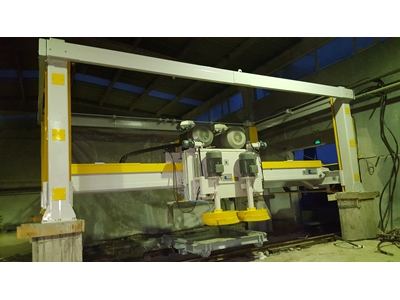 Machine de découpe de bloc de granit en marbre de bordure de 1200x650 mm - 1