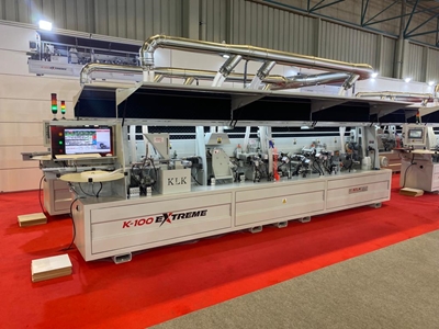 KLK 100 Extreme Sıfır Full Servo Kontrol Üst Baskılı Kenar Bantlama Makinası - 1