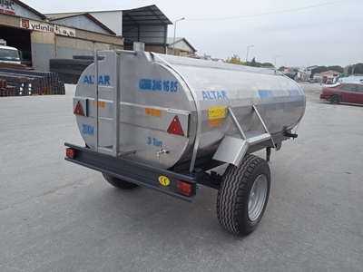 3 Tonluk İçme Suyu İçin 304 Paslanmaz Çelikten Su Tankeri - 5