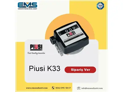 K33 Piusi Diesel Meter Mechanisch