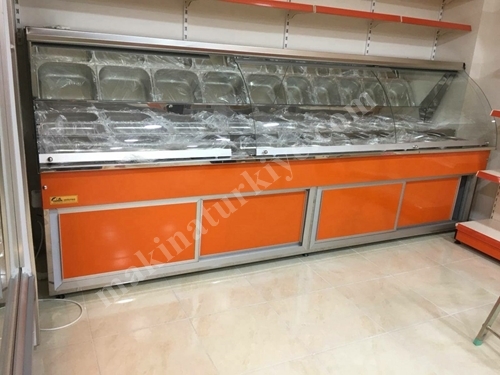 Zeytinlik ve Reçellik Özel Tasarım Şarküteri Dolabı 