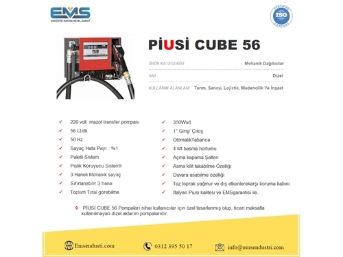 Cube 56 Diesel-Umfüllpumpe