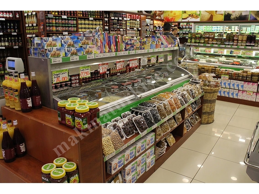 Modüler Sistem Orta Şarküteri Teşhir Dolabı