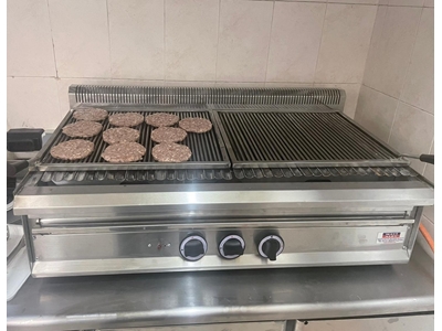 50 Cm Doğalgazlı Lavtaşlı Endüstriyel Izgara - 1