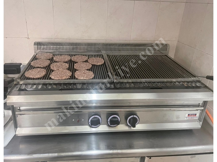 50 Cm Doğalgazlı Lavtaşlı Endüstriyel Izgara