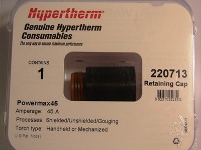 45 A Plazma Retaining Cap - 220713 - 1