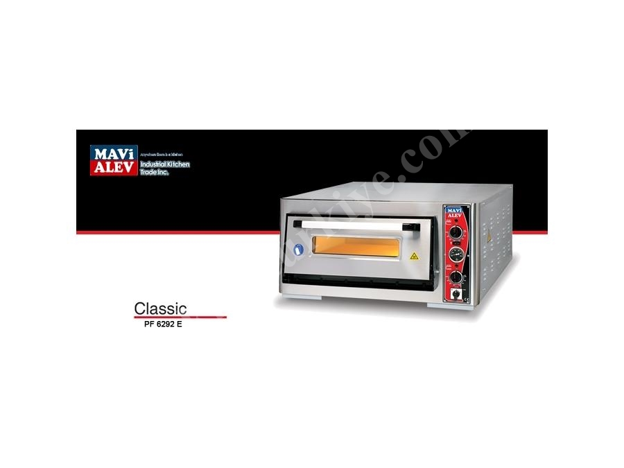 6'lı 30 cm Elektrikli Pizza Fırını