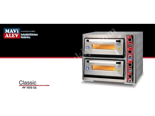 34 cm (4+4) Elektrikli Pizza Fırını