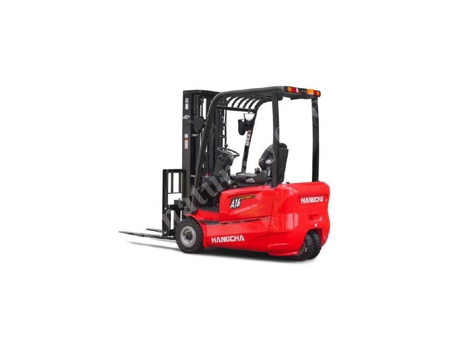 1.6 Ton 4700 mm Tripleks Asansörlü Akülü Forklift