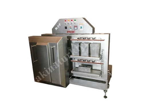 650 mm Dikey Çift Katlı ve Hazneli Vakumlu Paketleme Makinası