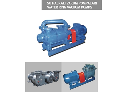 Su Halkalı İki Kademeli Vakum Pompası