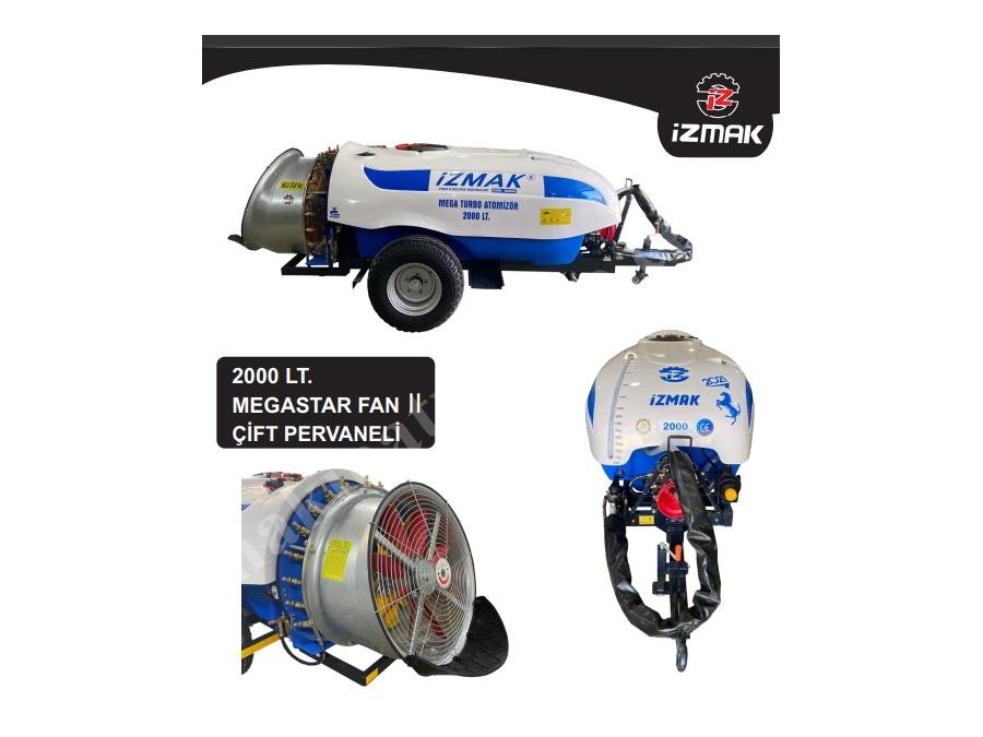 2000 Lt Double Fan Turbo Atomizer