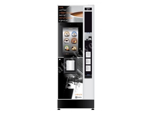 650 Tassen Touchscreen Heißgetränke-Verkaufsautomat