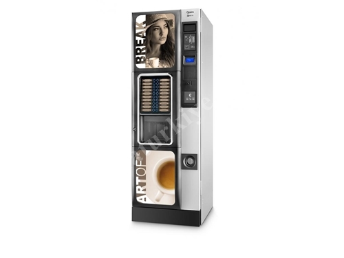 620 Cup 8 Product Column Hot Beverage Vending Machine