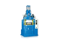 100 Ton Vertical Vacuum Rubber Injection Molding Machine - 0