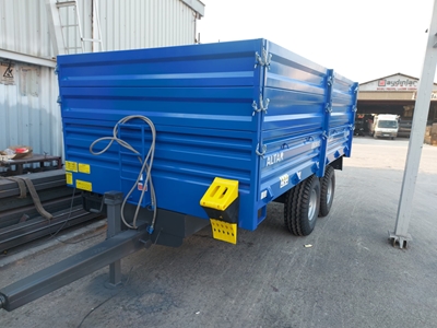 Remorque basculante tandem de 8 tonnes à usage agricole - 11