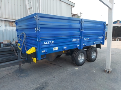 Remorque basculante tandem de 8 tonnes à usage agricole - 10