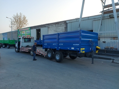 Remorque basculante tandem de 8 tonnes à usage agricole - 1