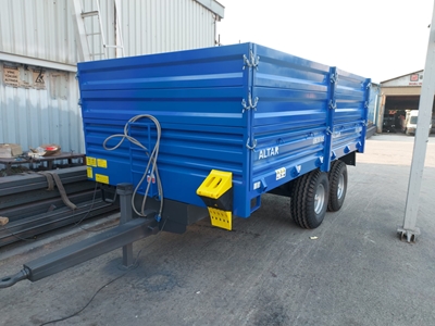 Remorque basculante tandem de 8 tonnes à usage agricole - 6