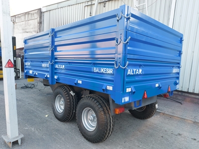 Remorque basculante tandem de 8 tonnes à usage agricole - 14