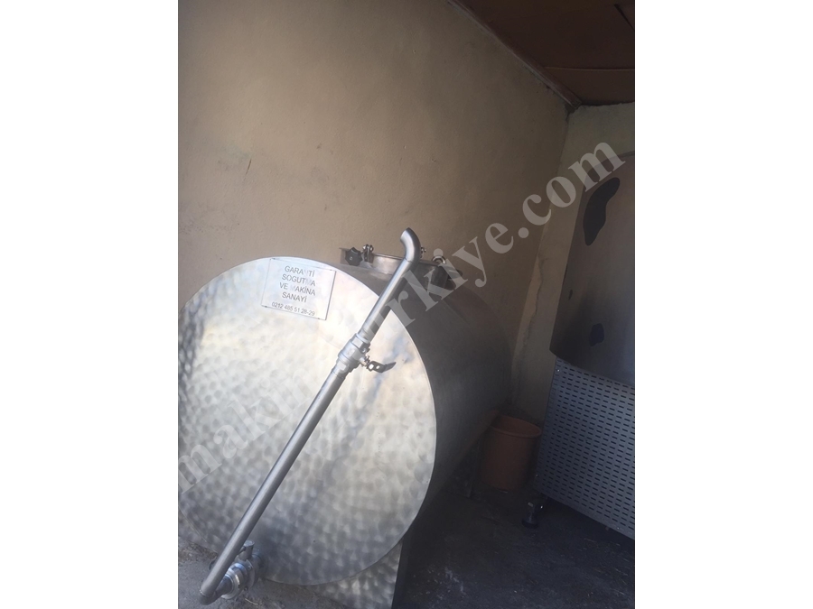300 Litre Tek Cidarlı Süt Depo ve Nakil Tankı
