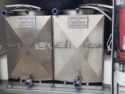 300 Litre Tek Cidarlı Süt Depo ve Nakil Tankı - 2