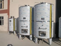 PLC Kontrollü Paslanmaz Zeytinyağı Sıvı Depolama ve Karıştırma Mikseri