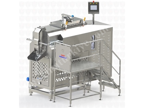 Machine automatique de cuisson à sec et pétrissage de fromage