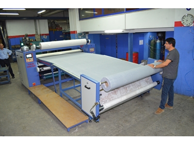 1800 mm Metraj ve Parça Kumaş Kağıt Transfer Süblimasyon Baskı Makinesi - 3